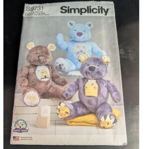 Simplicity Teddy Bear Pattern
